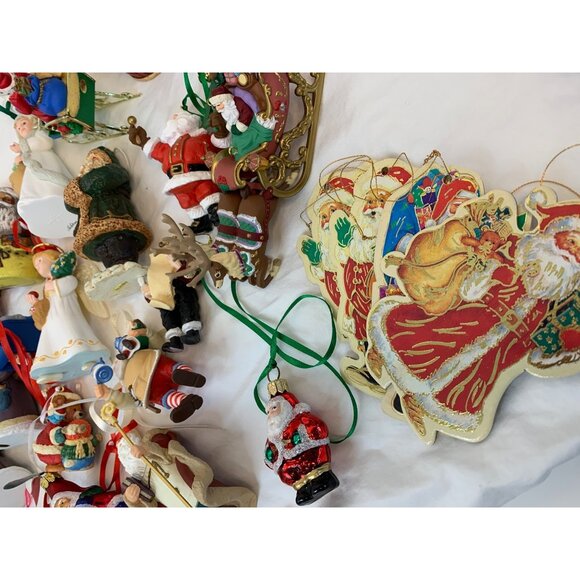 Vintage 90s Christmas Ornament Collection 36 Pieces C9050 - Picture 2 of 16